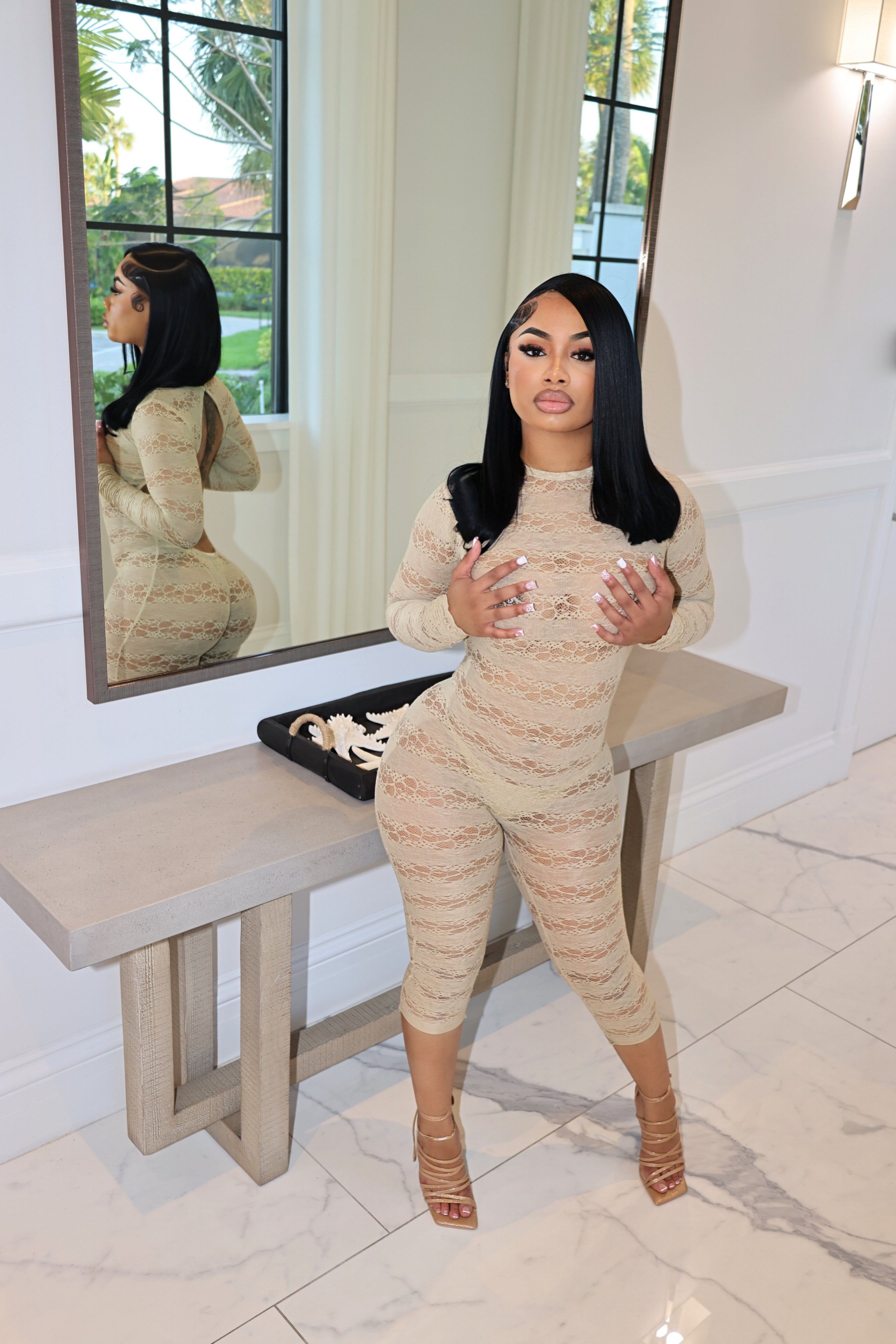 Mummy Lace Jumpsuit sold by Shane Justin product image thumbnail 2