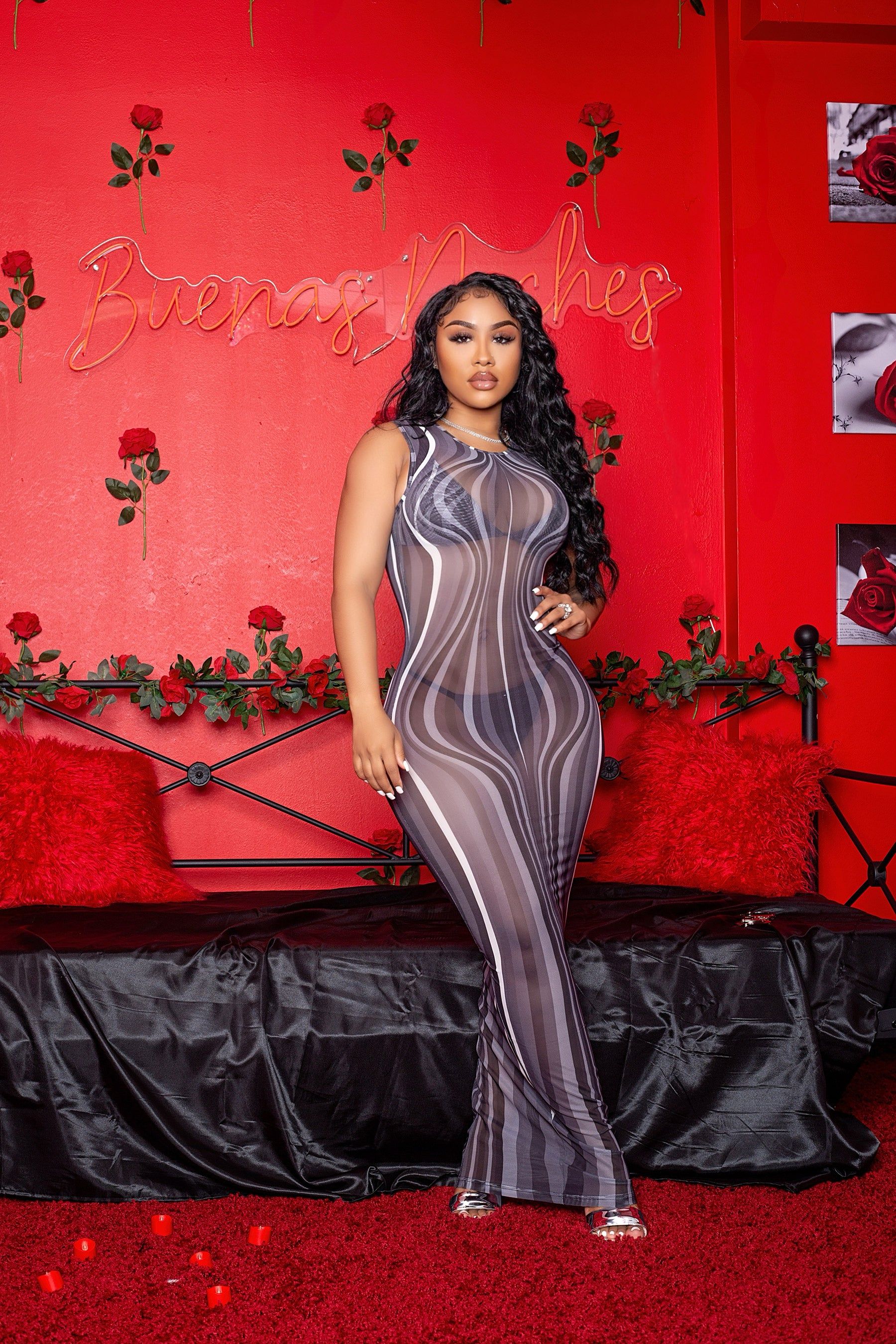 Curvy Girl Dress Black sold by Shane Justin product image thumbnail 5