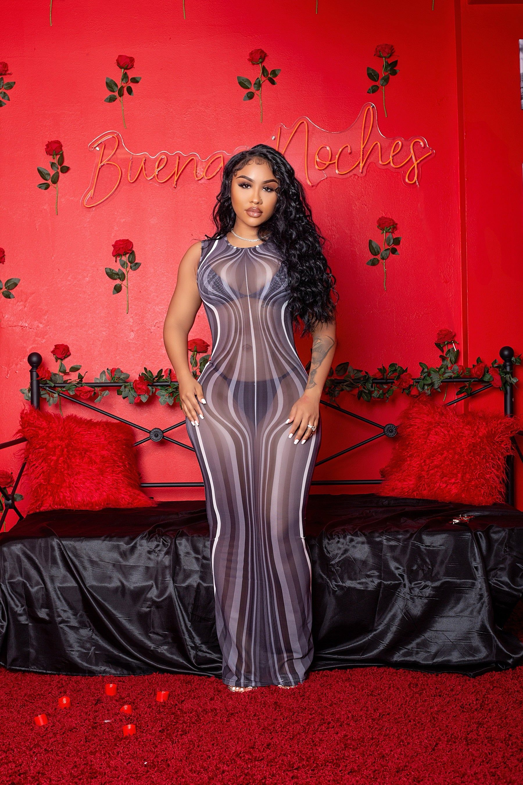 Curvy Girl Dress Black sold by Shane Justin product image thumbnail 3