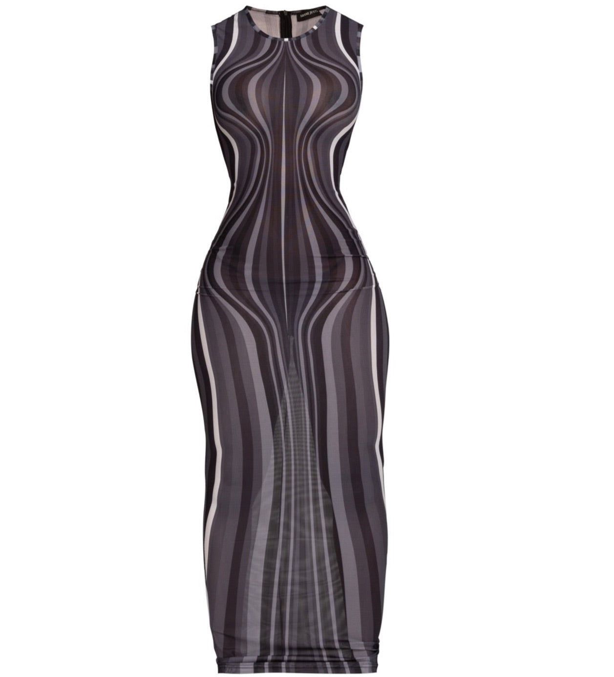 Curvy Girl Dress Black sold by Shane Justin