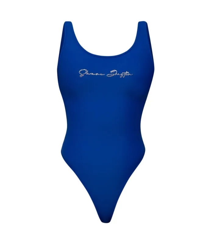 Crystal Signature Bodysuit Only Blue sold by Shane Justin