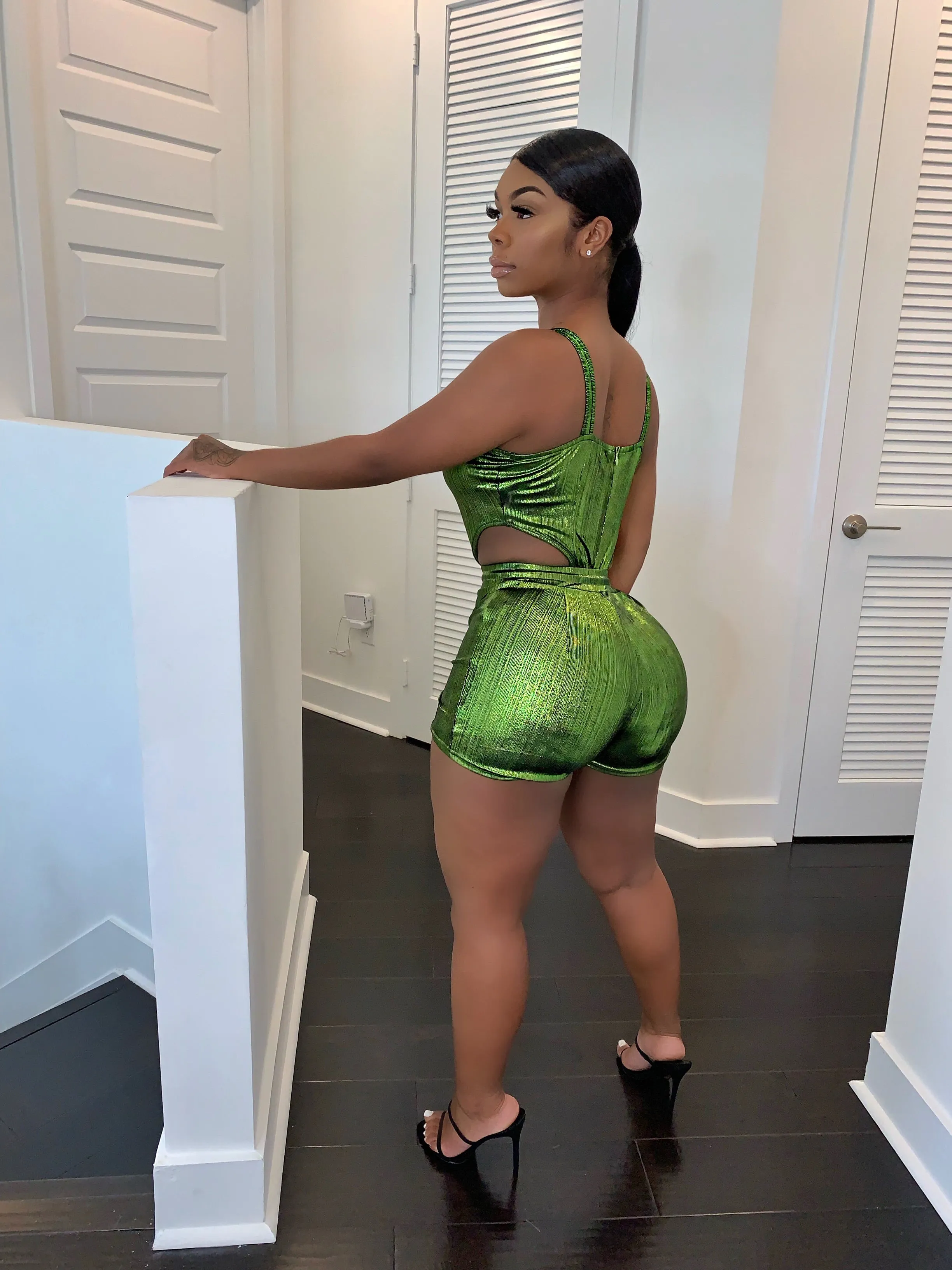 Chrome Shorts Green sold by Shane Justin product image thumbnail 3