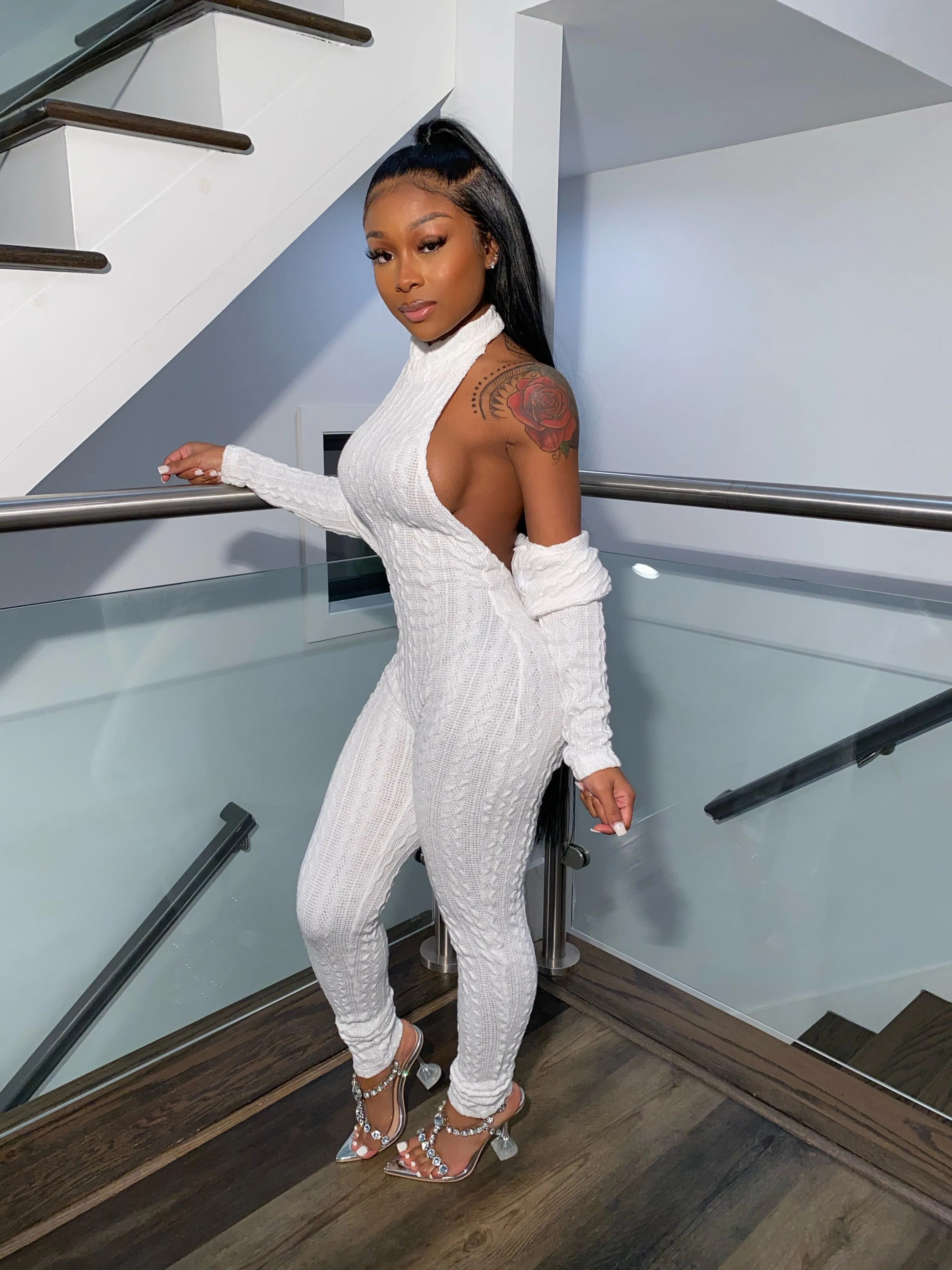 Autumn Sweater Jacket Only White sold by Shane Justin product image thumbnail 2