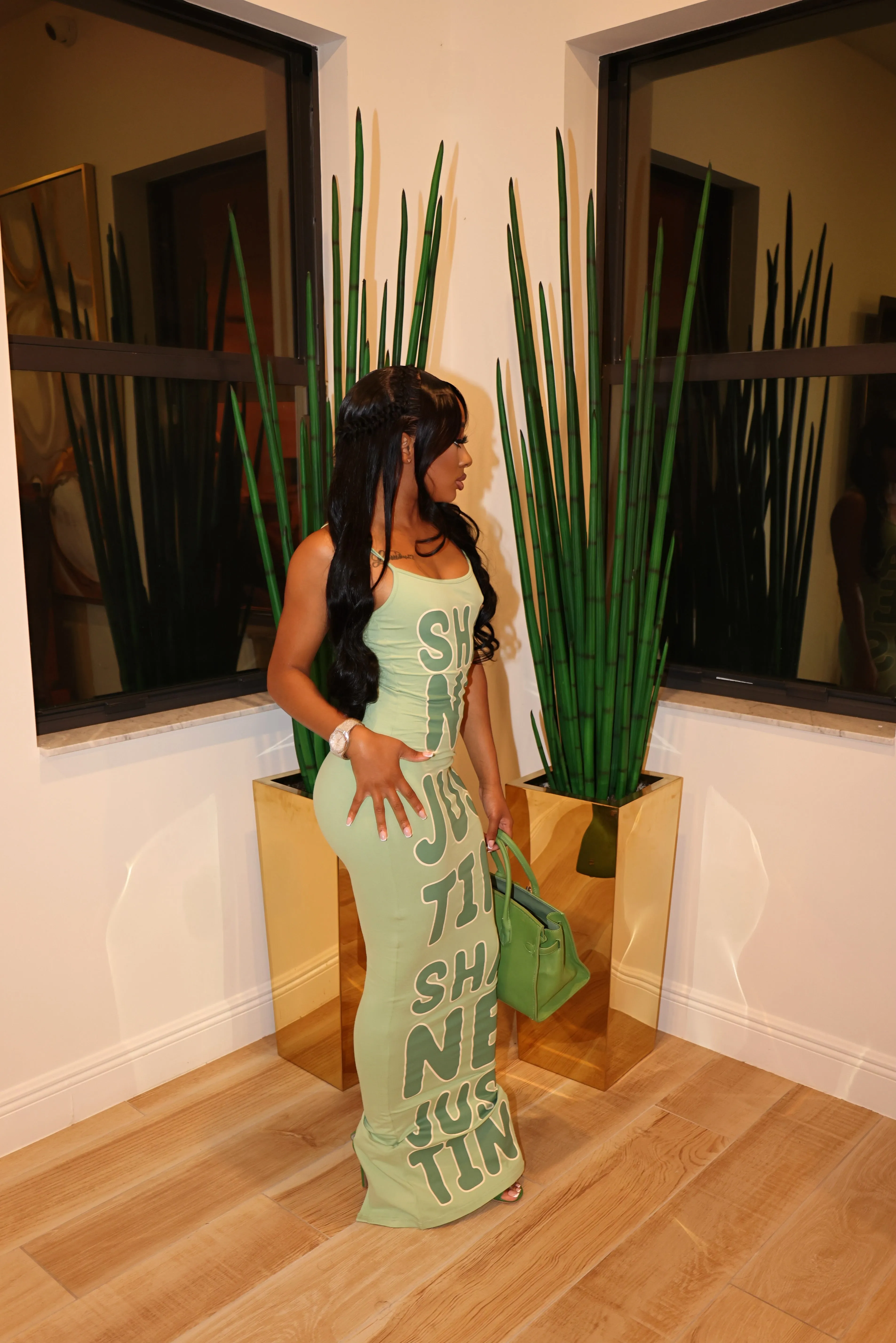 My Body Dress Green sold by Shane Justin product image thumbnail 3