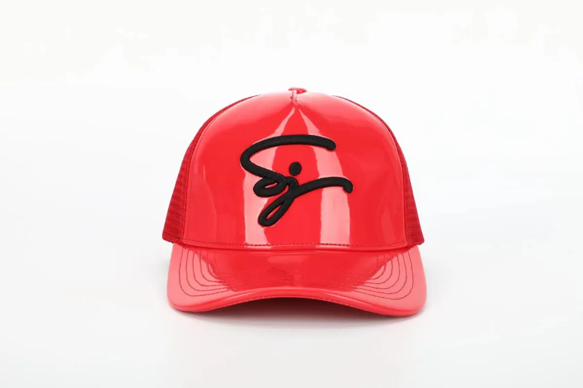 Signature Trucker Hat Red sold by Shane Justin