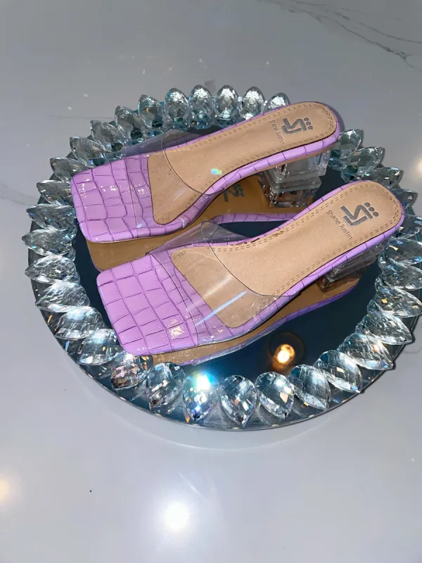 Kitten Heels Lavender sold by Shane Justin