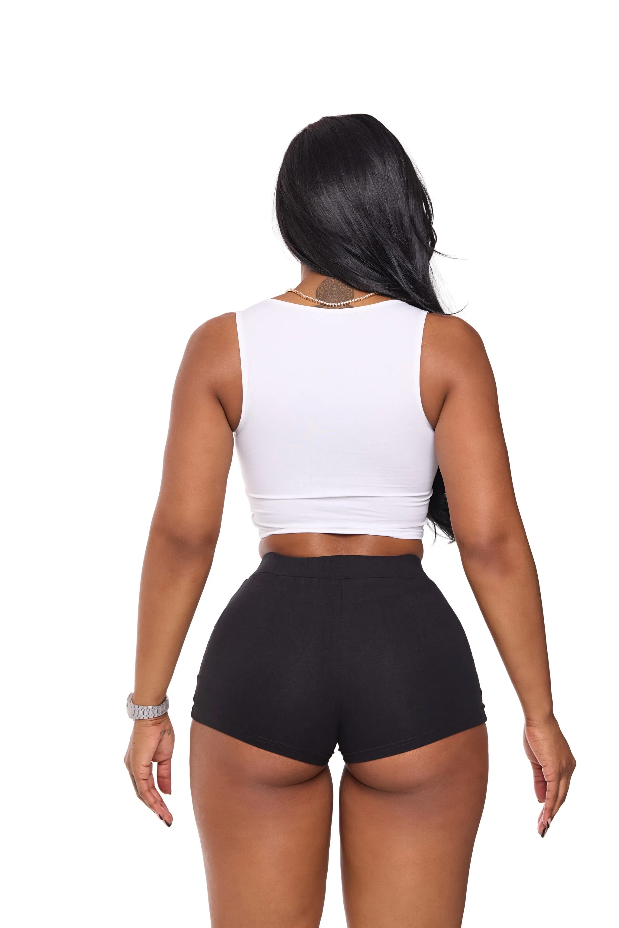 Signature Crop Tank White sold by Shane Justin product image thumbnail 3