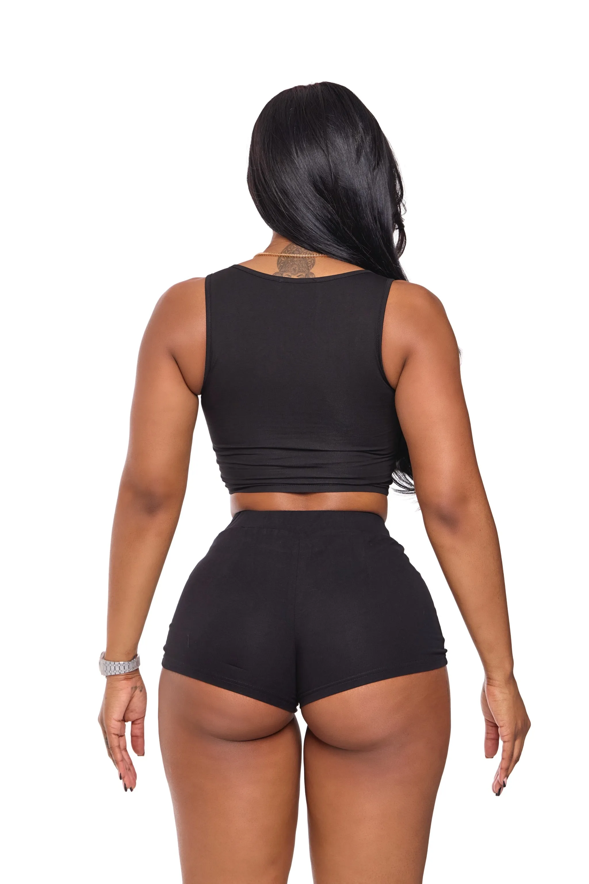 Signature Crop Tank Black sold by Shane Justin product image thumbnail 4