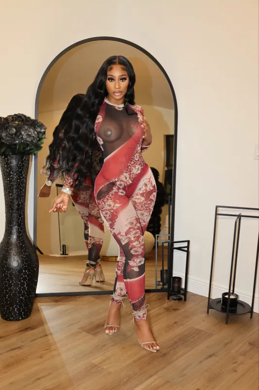 Japanese Blossom Jumpsuit sold by Shane Justin