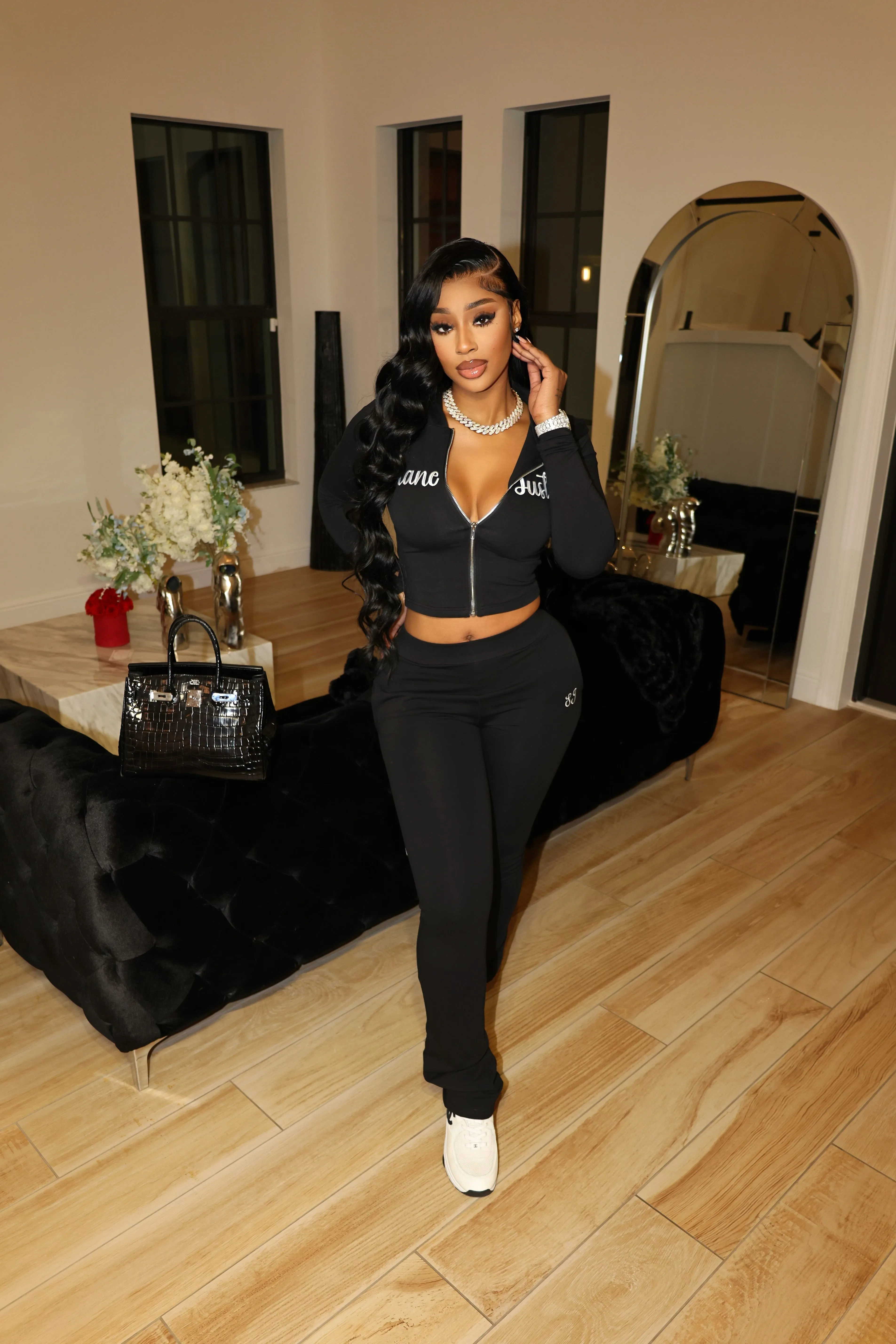 Lover Girl Tracksuit Black sold by Shane Justin product image thumbnail 4