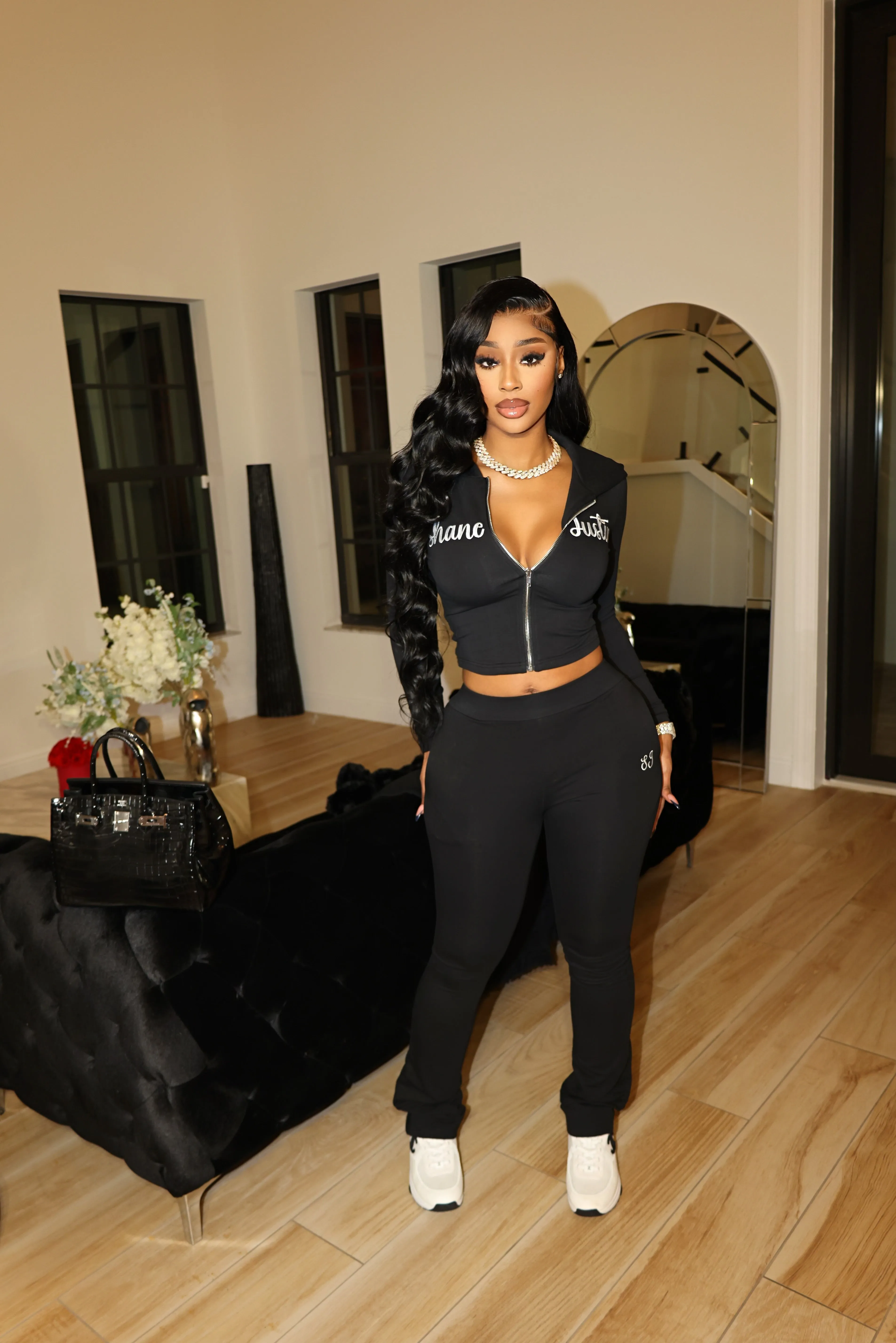 Lover Girl Tracksuit Black sold by Shane Justin product image thumbnail 3