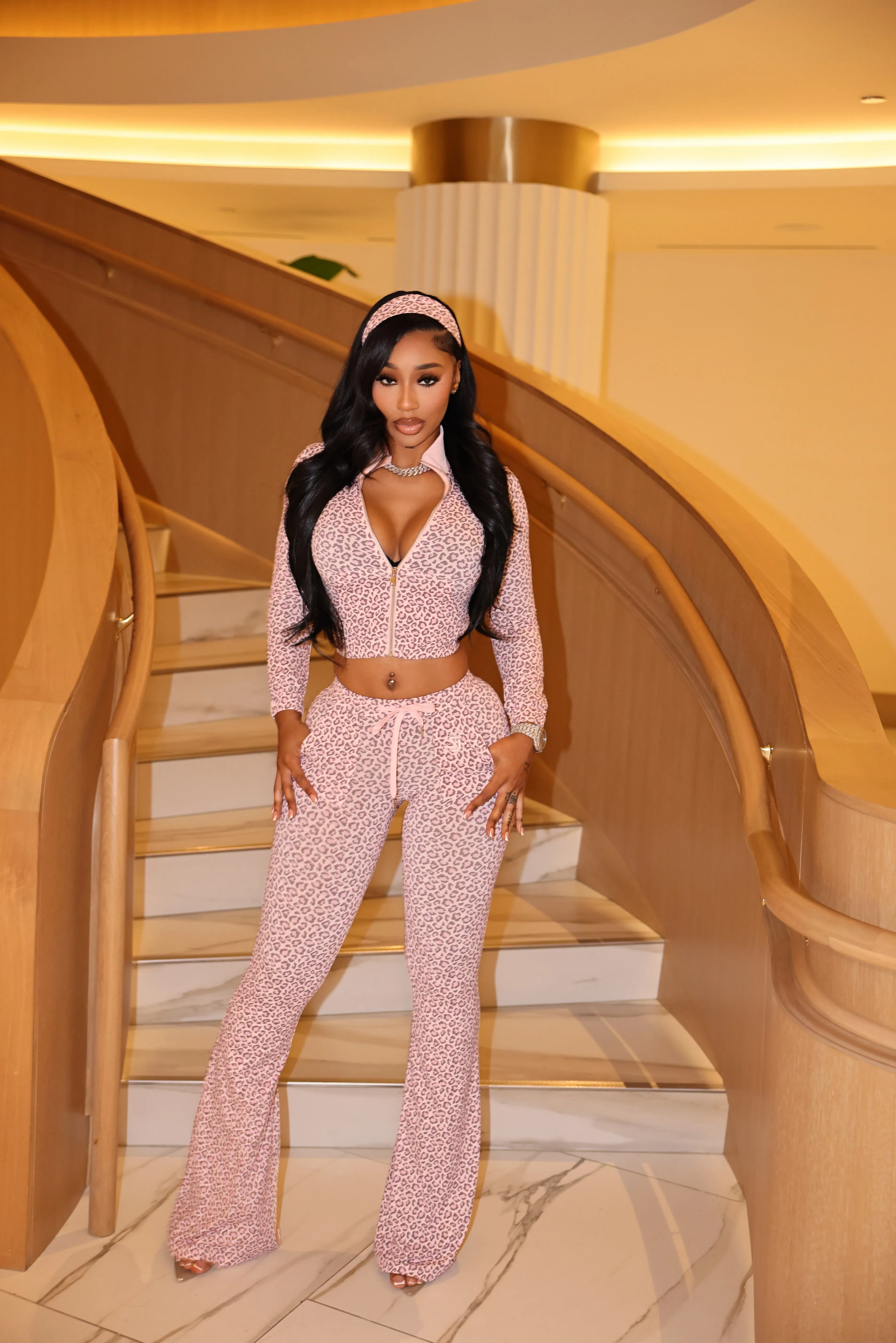 The Wild Muse Cheetah Set Pink sold by Shane Justin