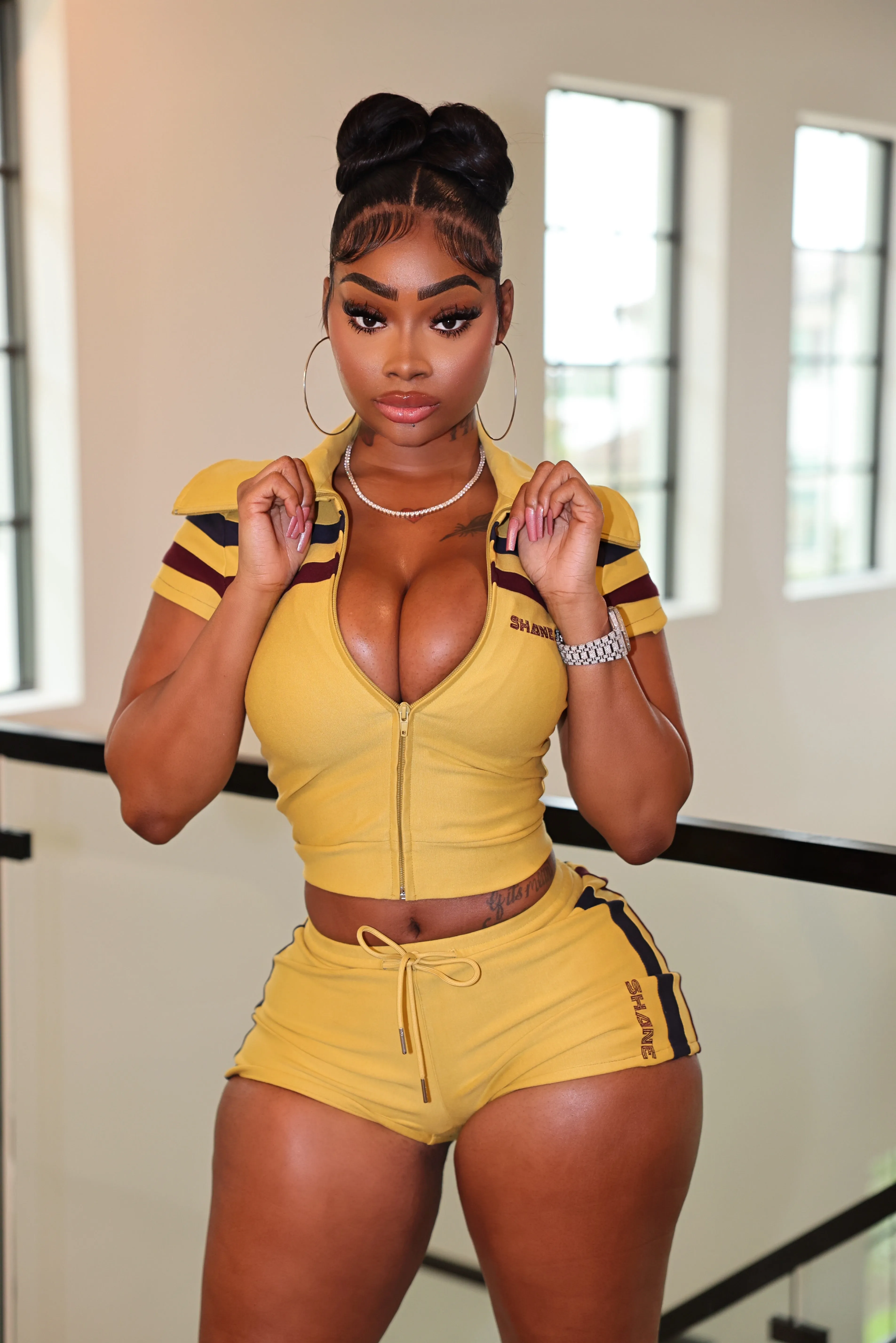 Fast Lane Short Set Yellow sold by Shane Justin product image thumbnail 4