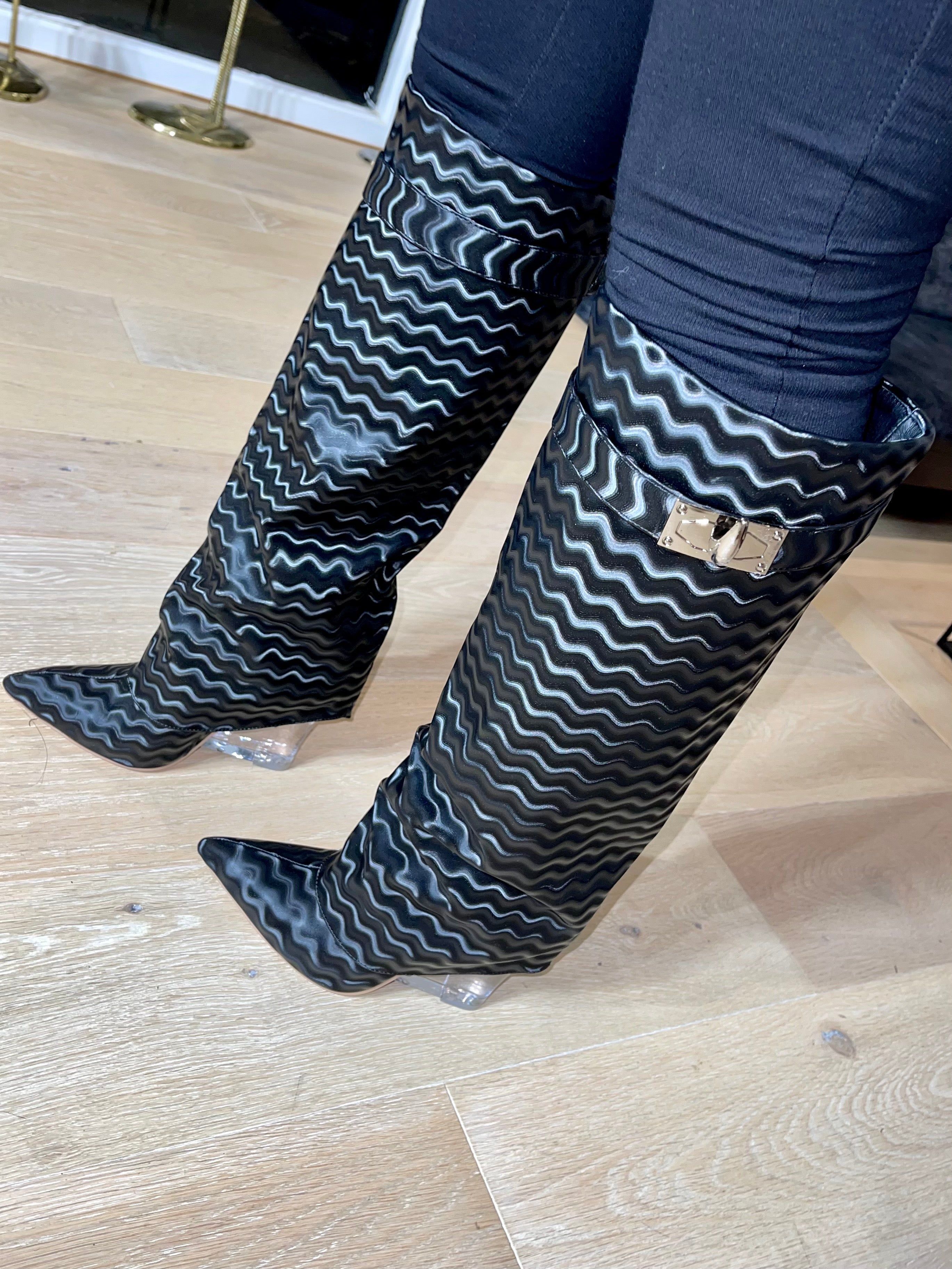 Wavy Boots Black sold by Shane Justin product image thumbnail 4