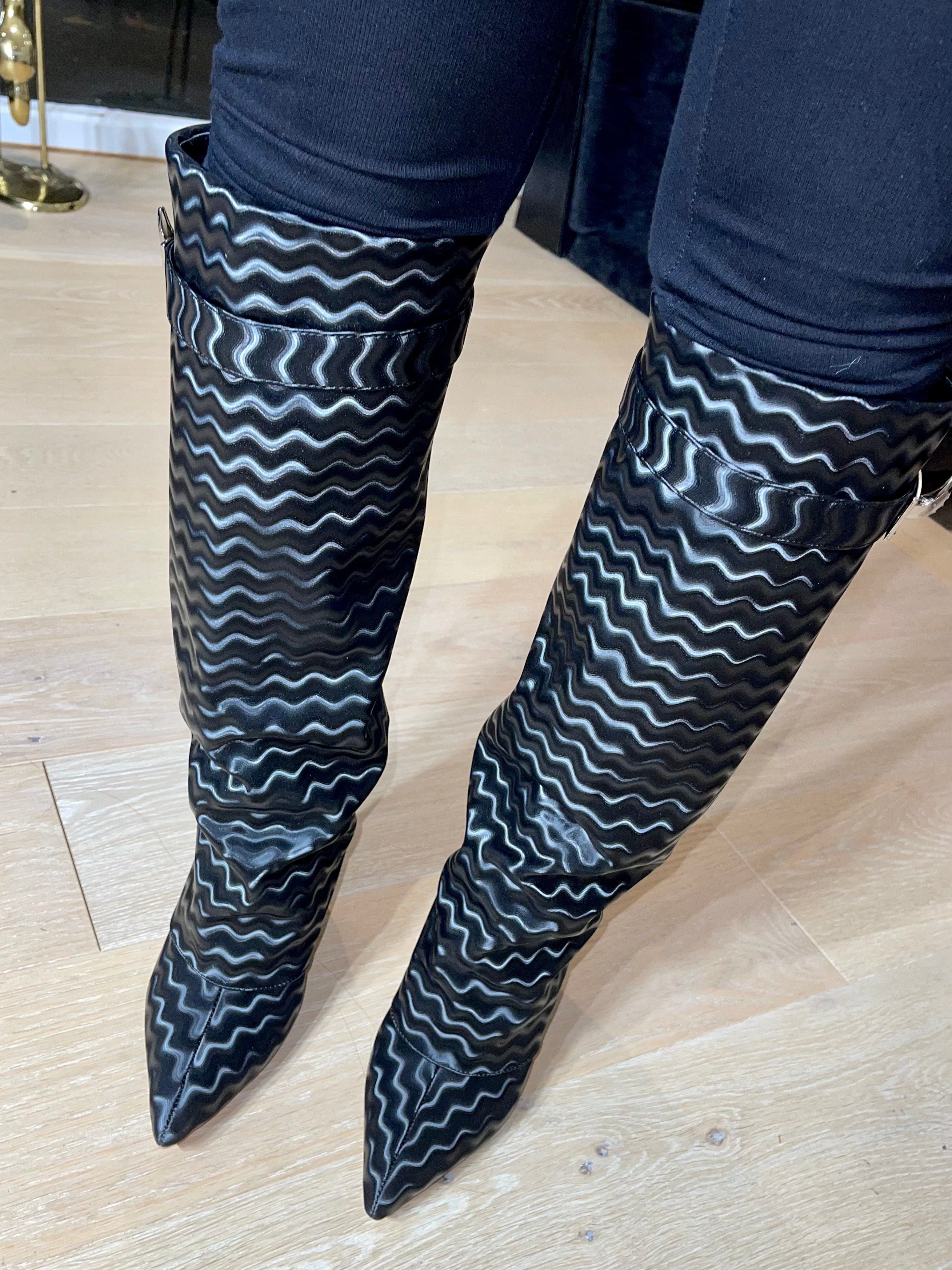 Wavy Boots Black sold by Shane Justin product image thumbnail 5