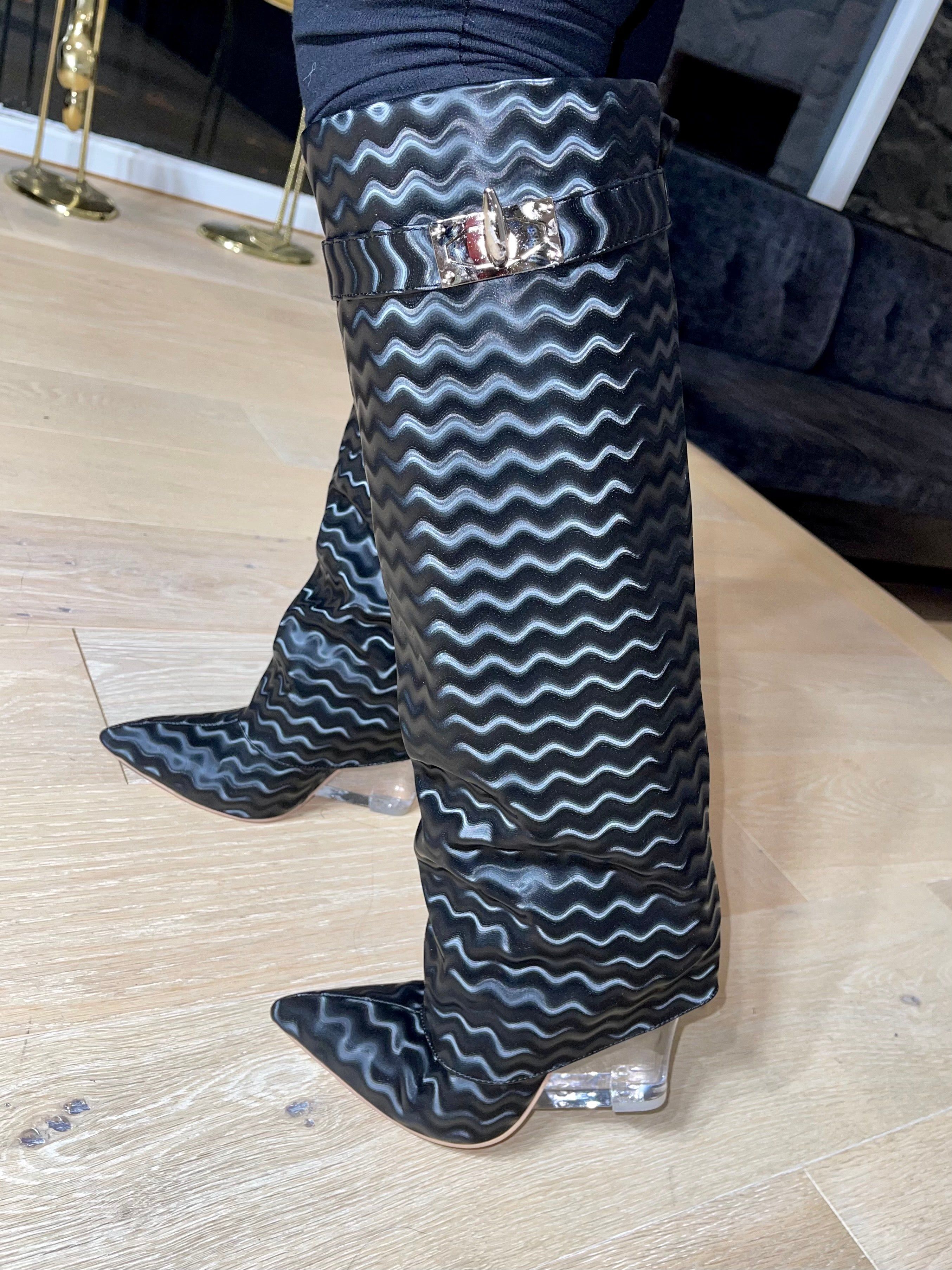 Wavy Boots Black sold by Shane Justin product image thumbnail 3