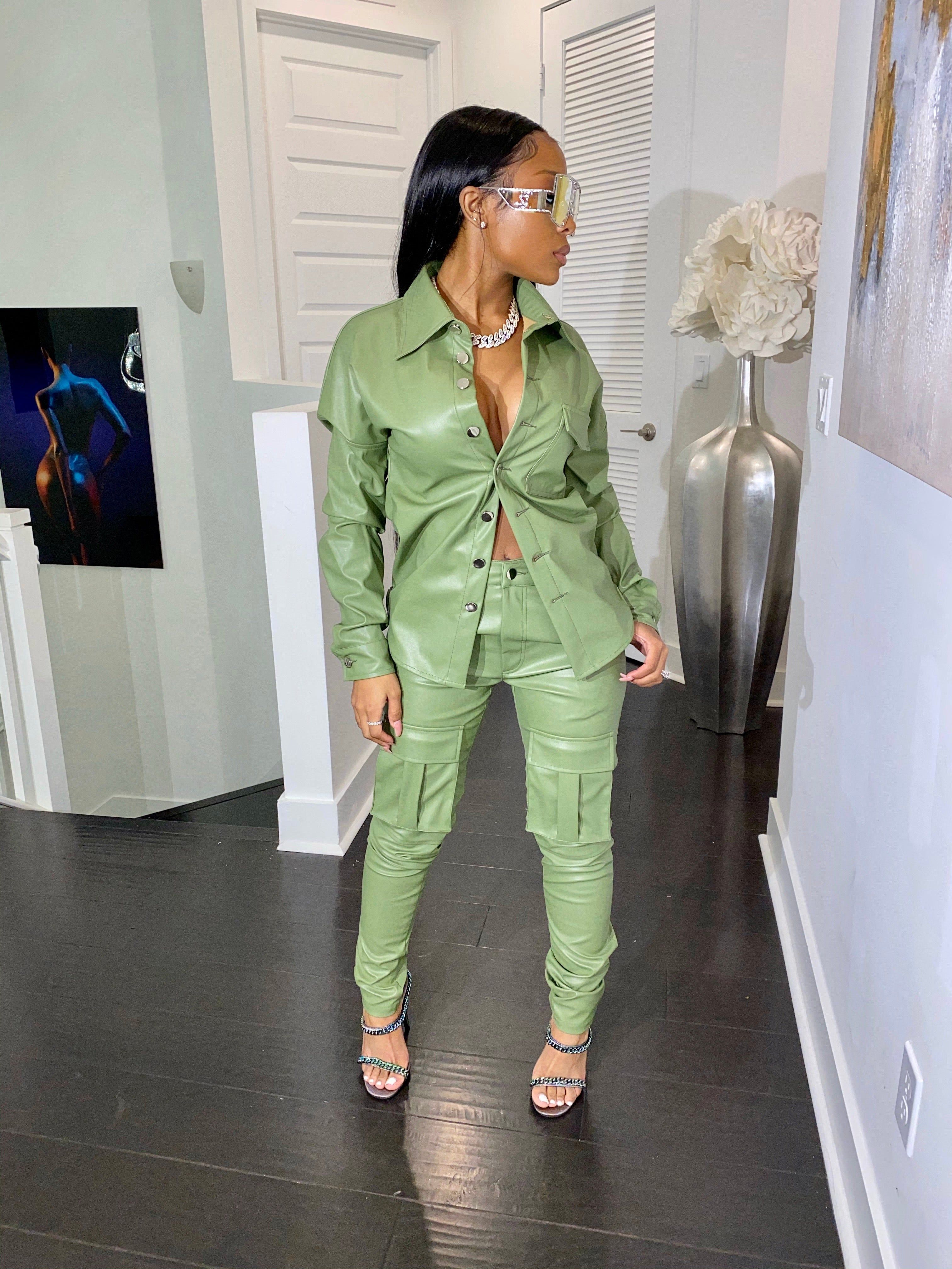 Suave Set Green Shirt sold by Shane Justin product image thumbnail 2