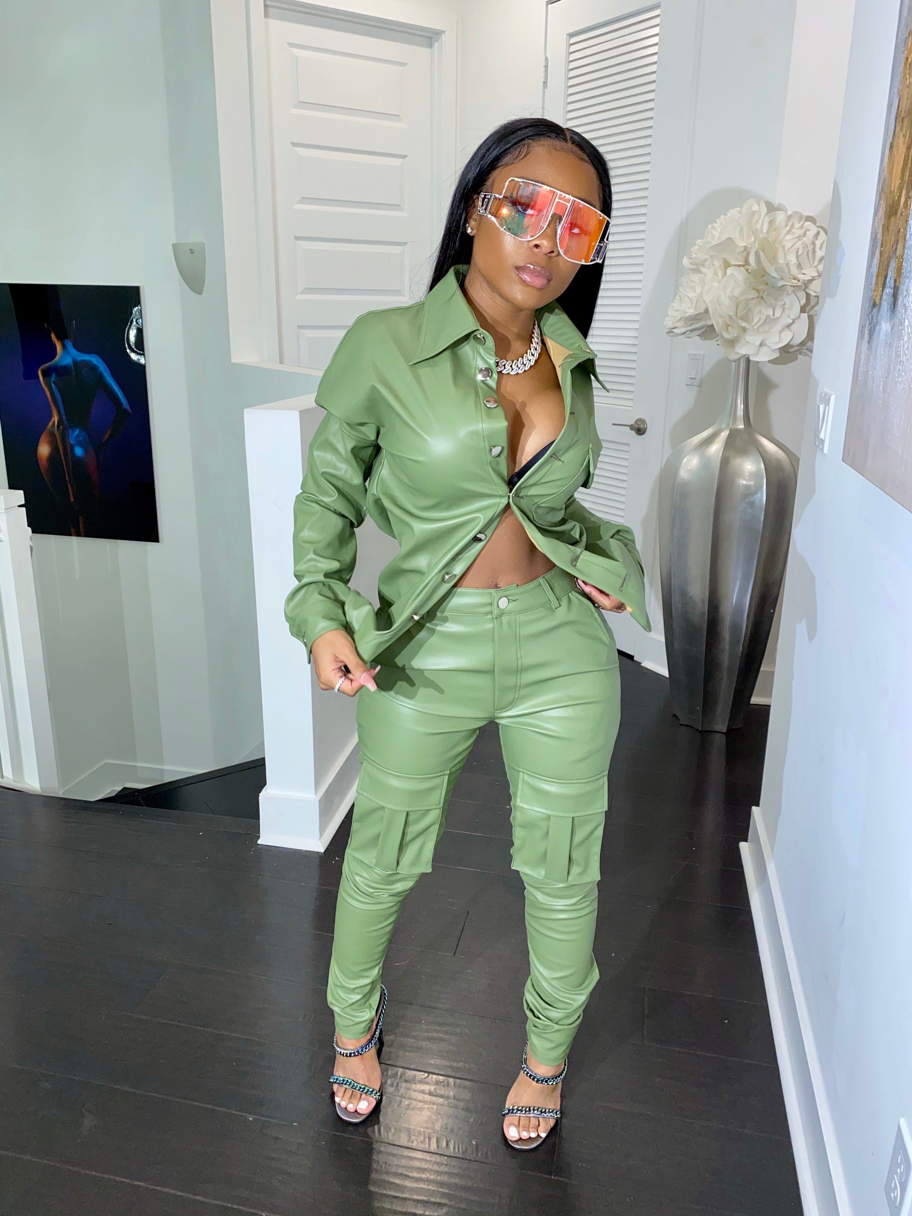 Suave Set Green Shirt sold by Shane Justin product image thumbnail 3