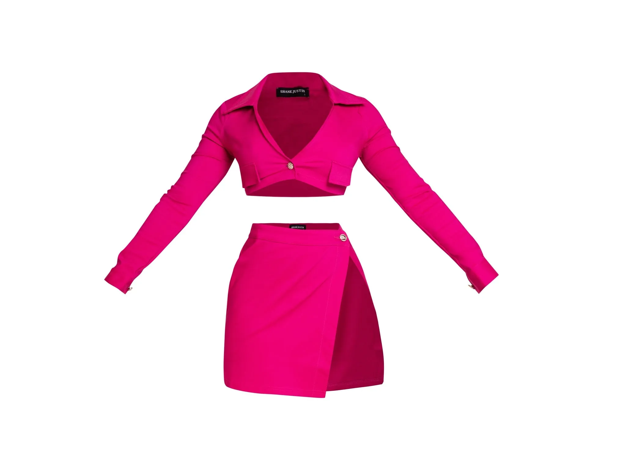 No Games Pink Skirt sold by Shane Justin product image thumbnail 3