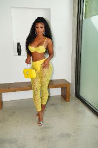 Lace Galore Bra Top Yellow sold by Shane Justin
