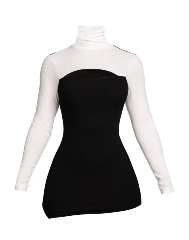 2 Tone Mini Dress Black sold by Shane Justin