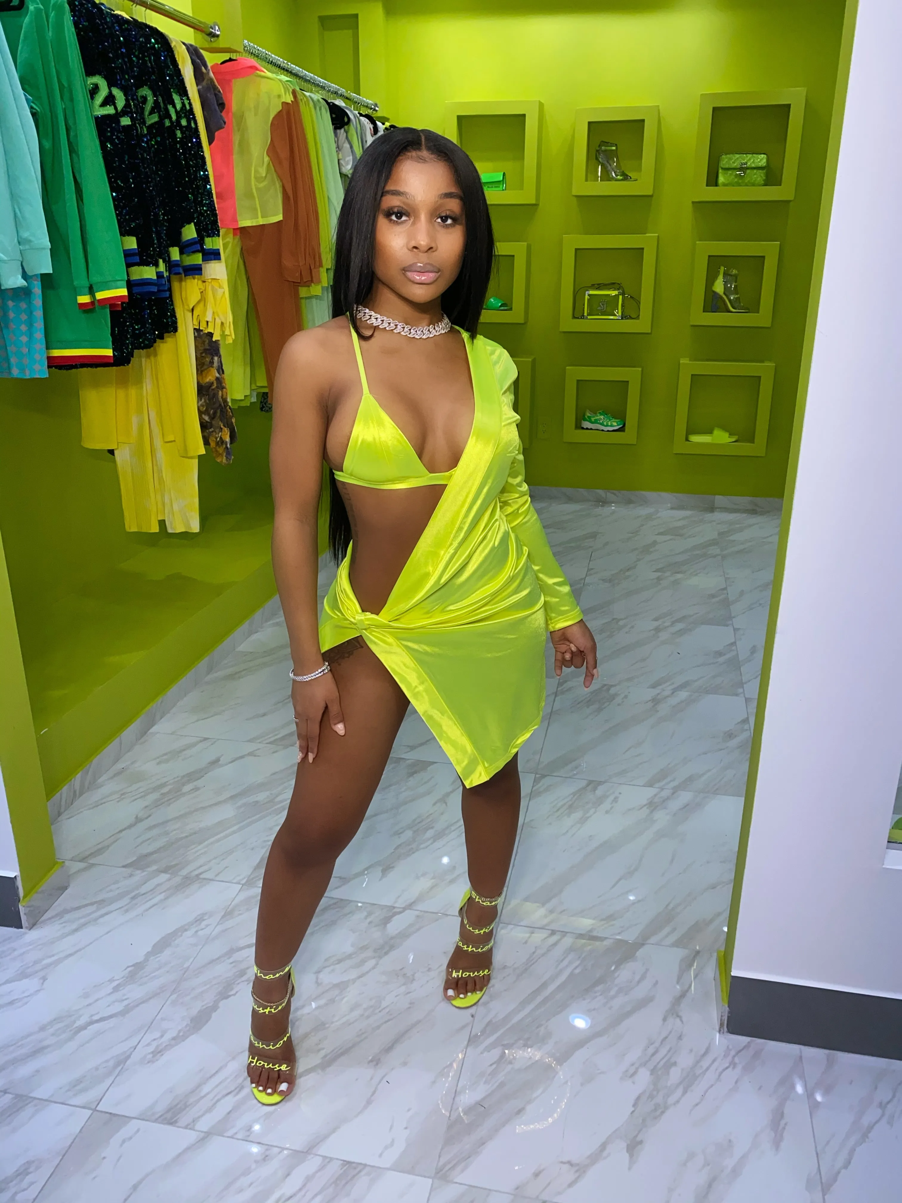 Split Decision Dress sold by Shane Justin product image thumbnail 4