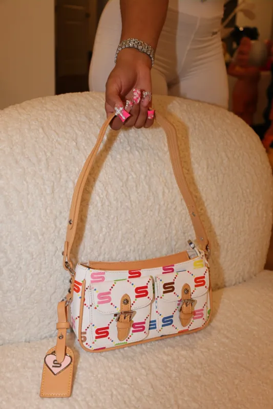 Rainbow Monogram Purse sold by Shane Justin
