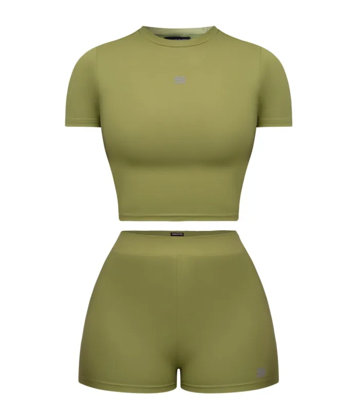 REX Short Set Green sold by Shane Justin