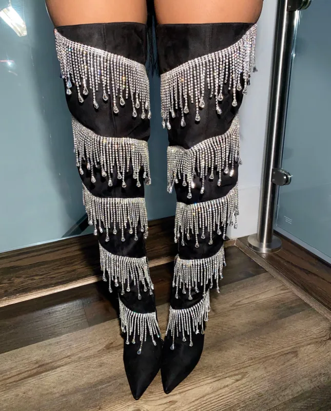 Chandelier Boots sold by Shane Justin