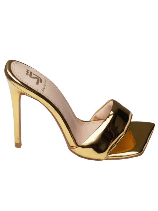 Slice Sandal Gold sold by Shane Justin