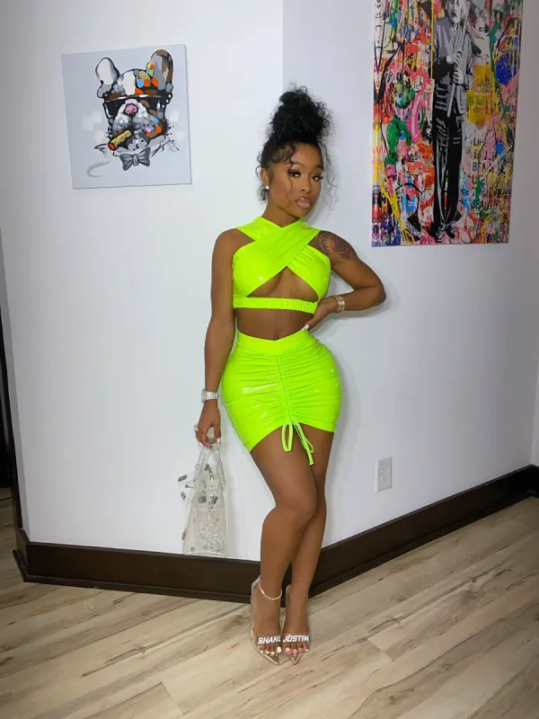 Wet Dream Green Top sold by Shane Justin