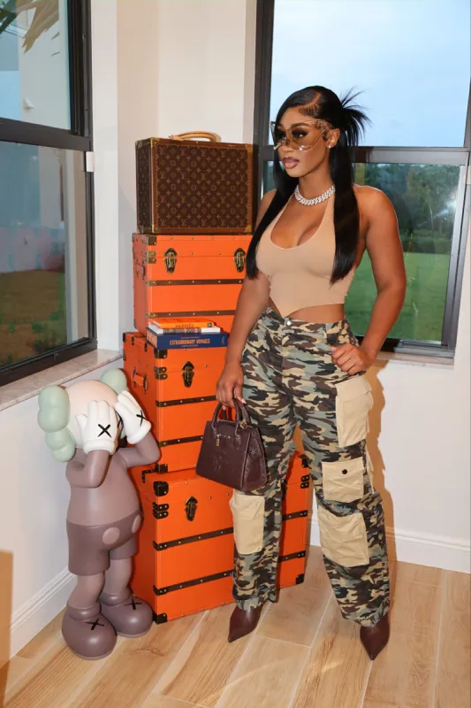 Army Camouflage Utility Cargo sold by Shane Justin