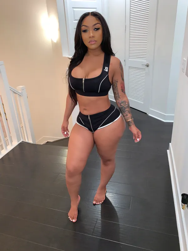 Miami Brief Bottom Black sold by Shane Justin