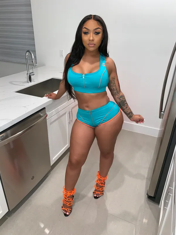 Miami Brief Bottom Teal sold by Shane Justin