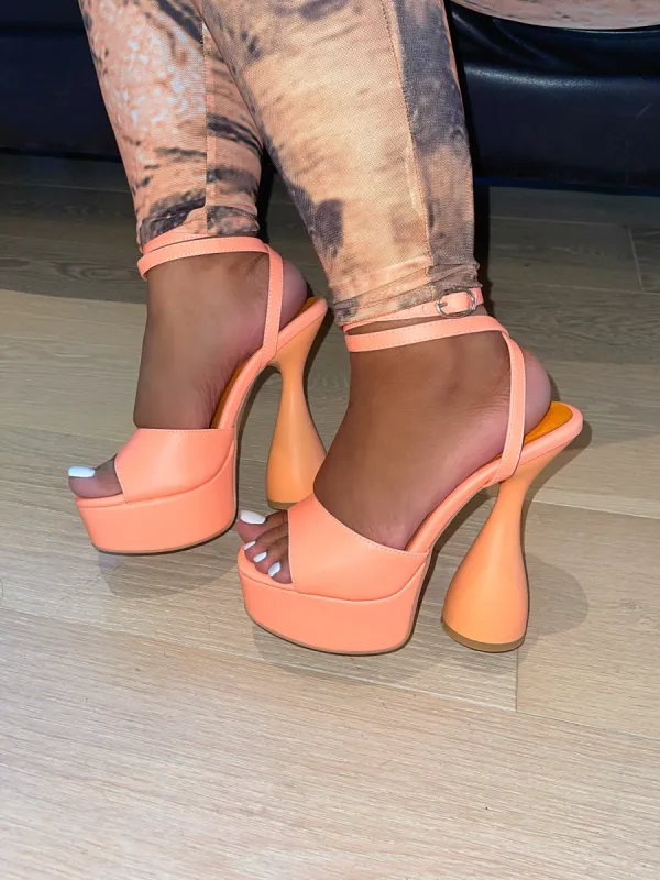 Disco Diva Heels Orange sold by Shane Justin