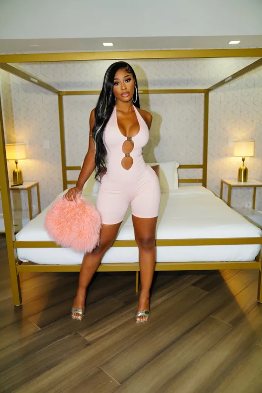 Clipped Romper Pink sold by Shane Justin