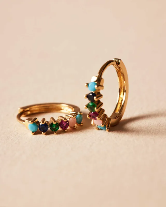 Lobe Tutti Frutti Hoop Earrings | The Gray Box sold by Apodemia