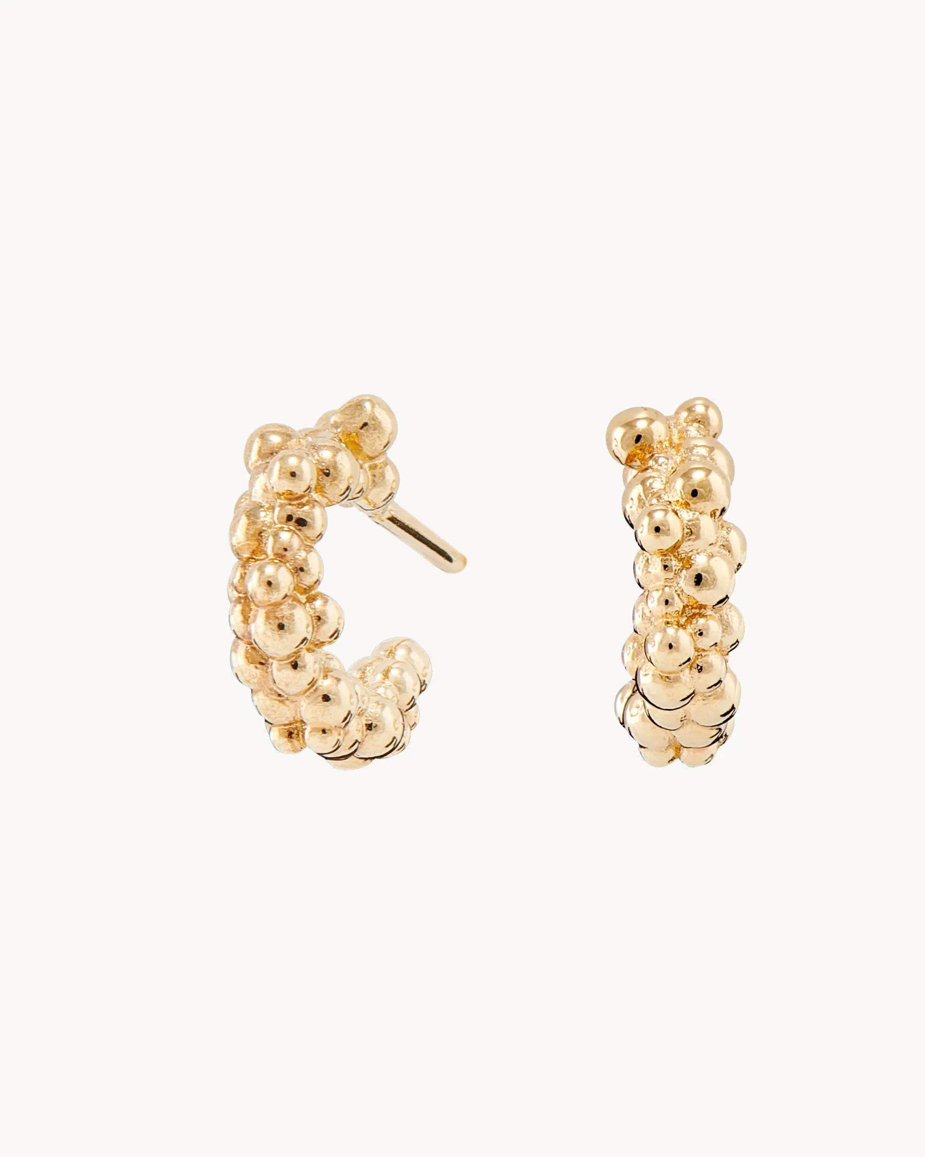 Hoop Earrings S Sand Dust sold by Apodemia product image thumbnail 5