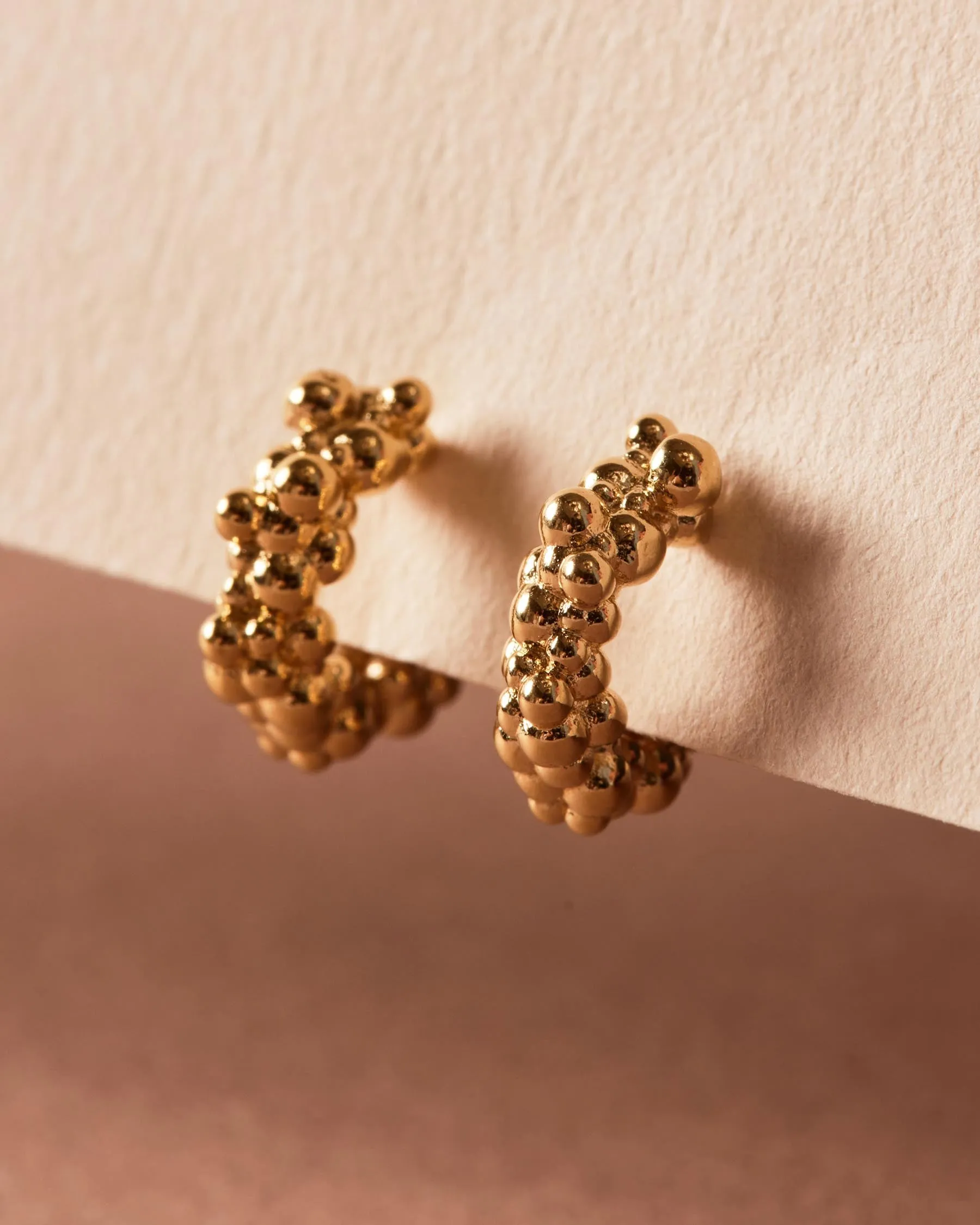 Hoop Earrings S Sand Dust sold by Apodemia