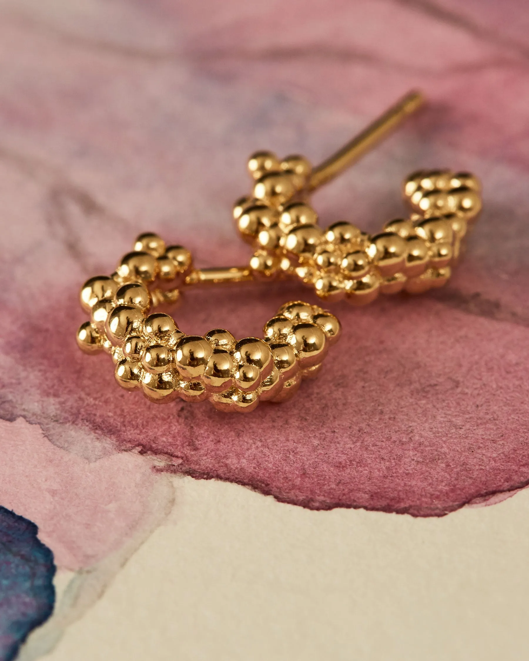 Hoop Earrings S Sand Dust sold by Apodemia product image thumbnail 4