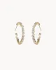 Guadaloupe Small Hoop Earrings sold by Apodemia