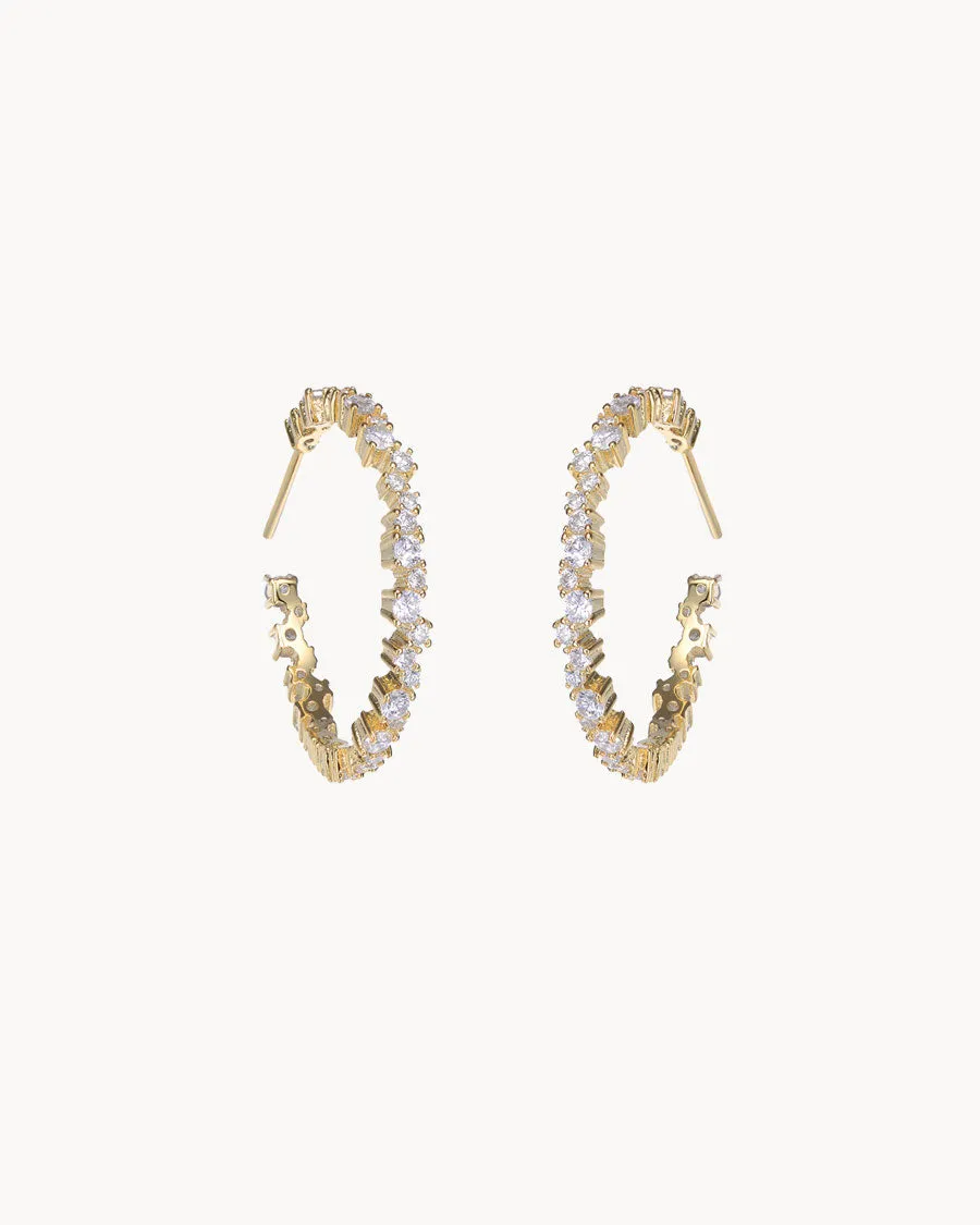 Guadaloupe Small Hoop Earrings sold by Apodemia product image thumbnail 4