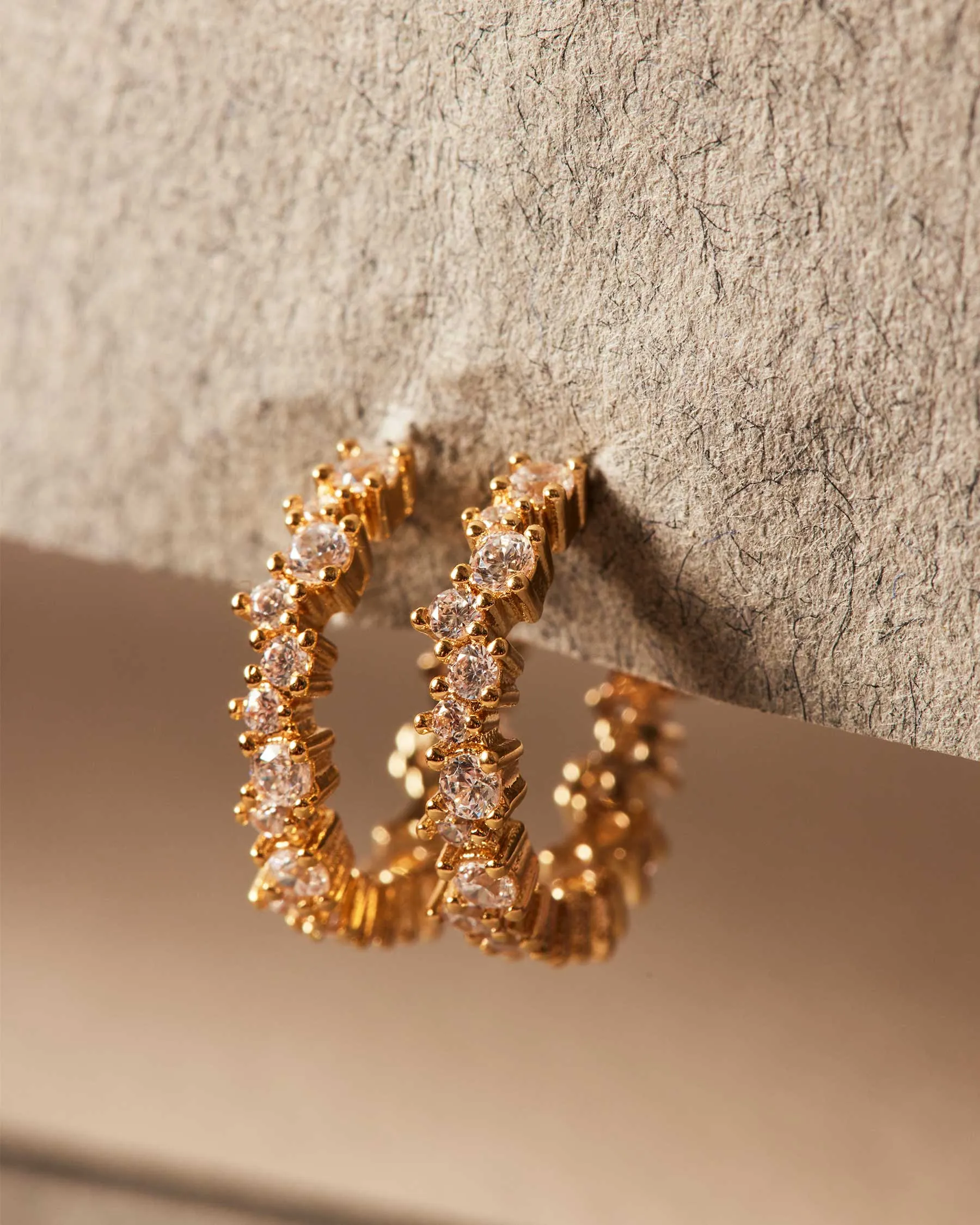 Guadaloupe Small Hoop Earrings sold by Apodemia