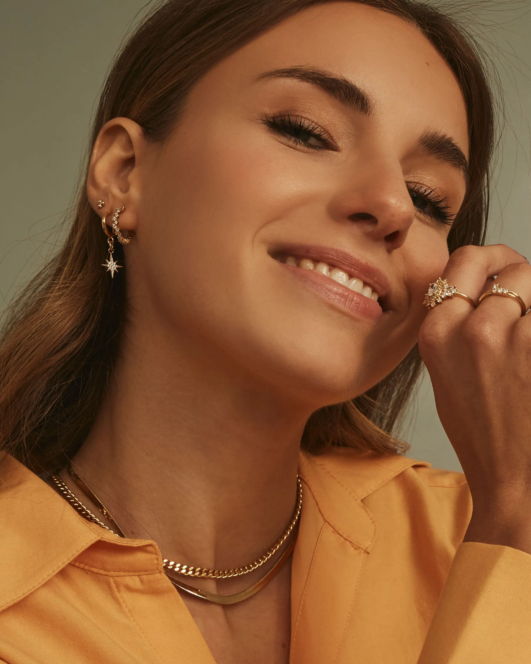 Guadaloupe Small Hoop Earrings sold by Apodemia product image thumbnail 3