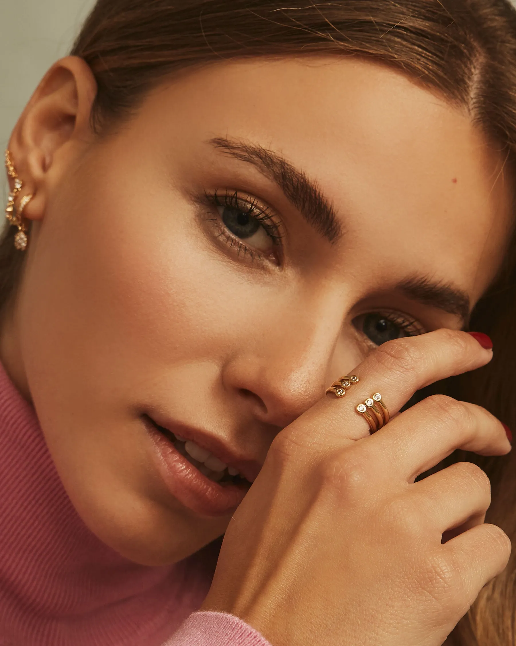 Night Sky Map Triple Adjustable Ring sold by Apodemia product image thumbnail 2