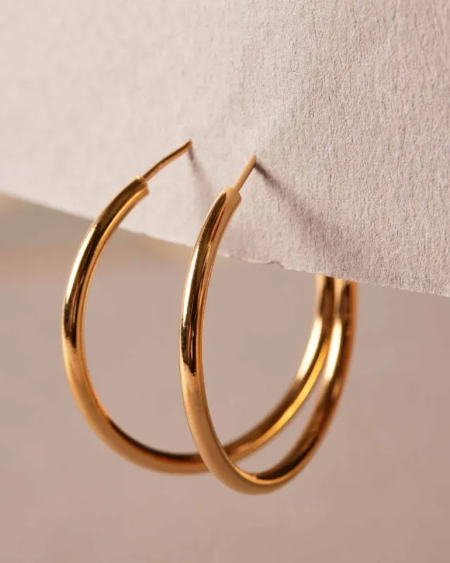 M Hoop Earrings sold by Apodemia