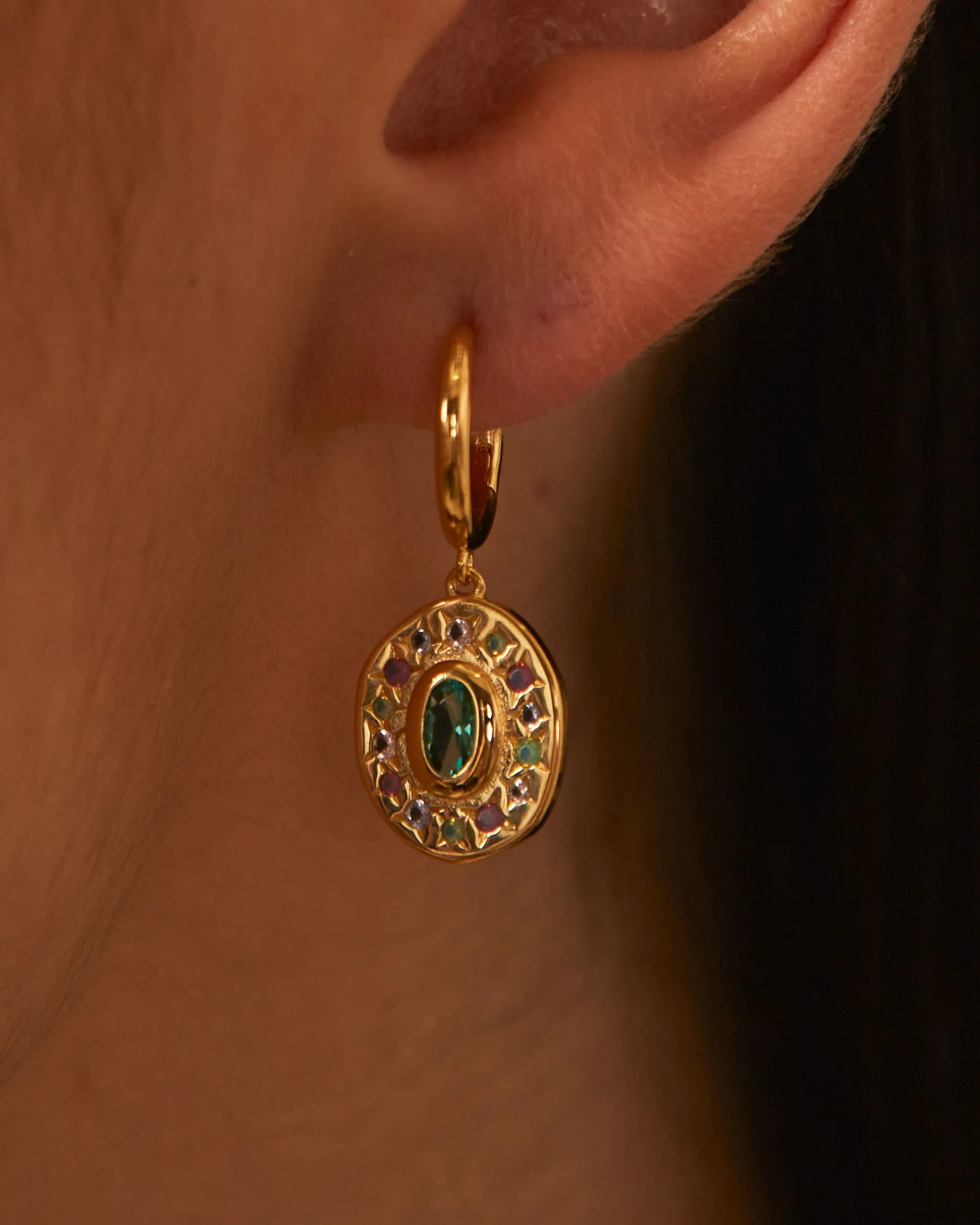 Nefertiti Hoop Earrings sold by Apodemia product image thumbnail 3