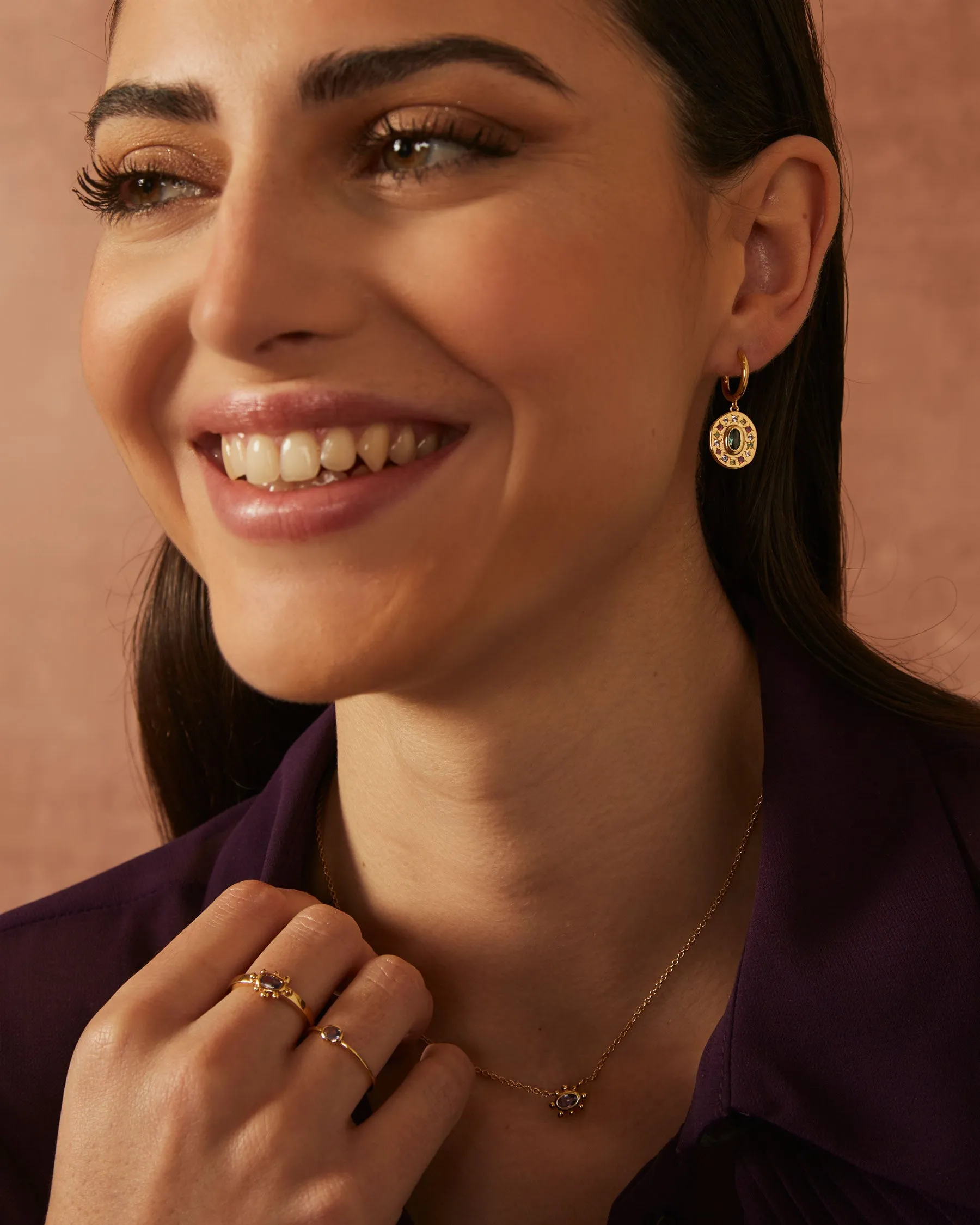 Nefertiti Hoop Earrings sold by Apodemia product image thumbnail 2