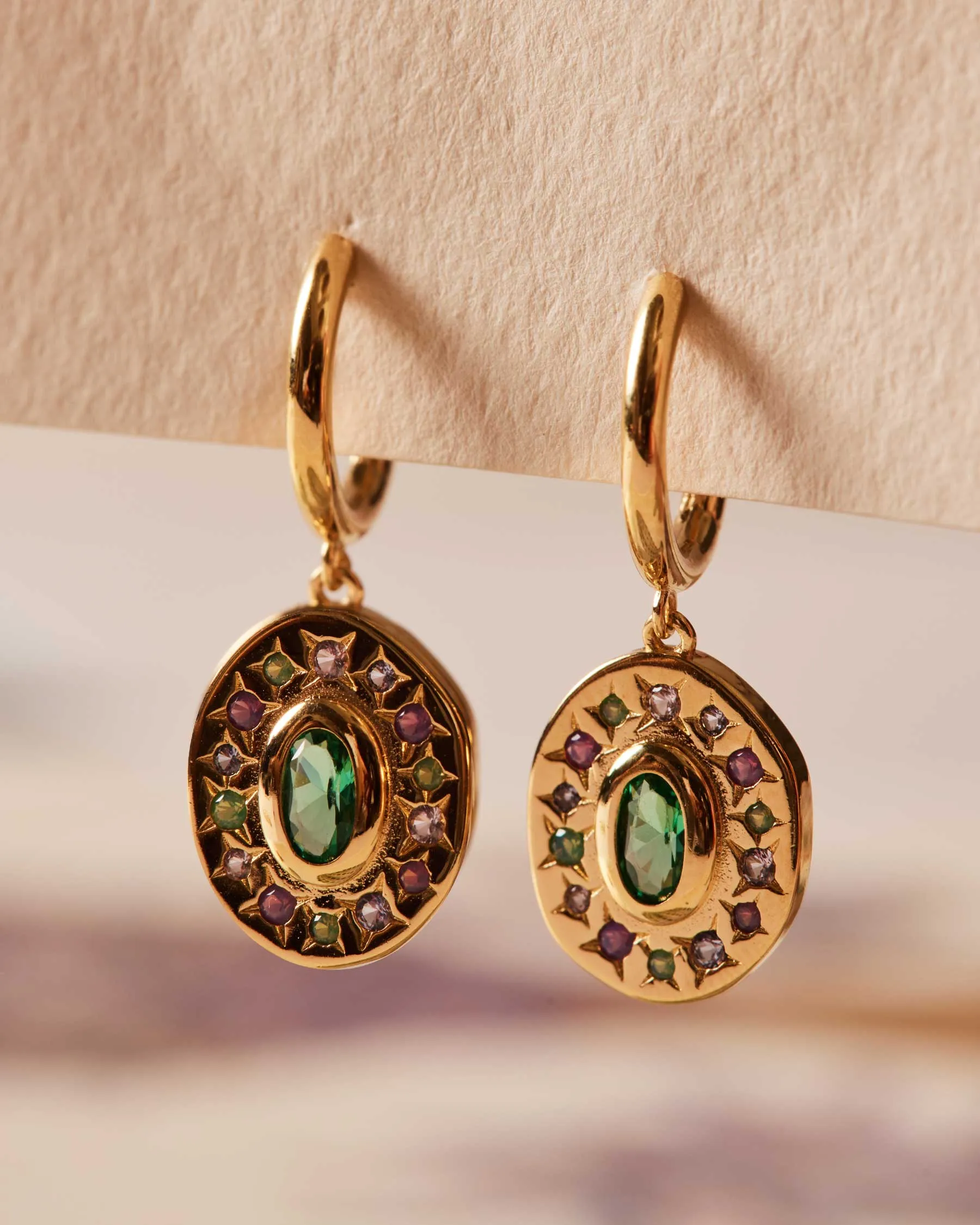 Nefertiti Hoop Earrings sold by Apodemia