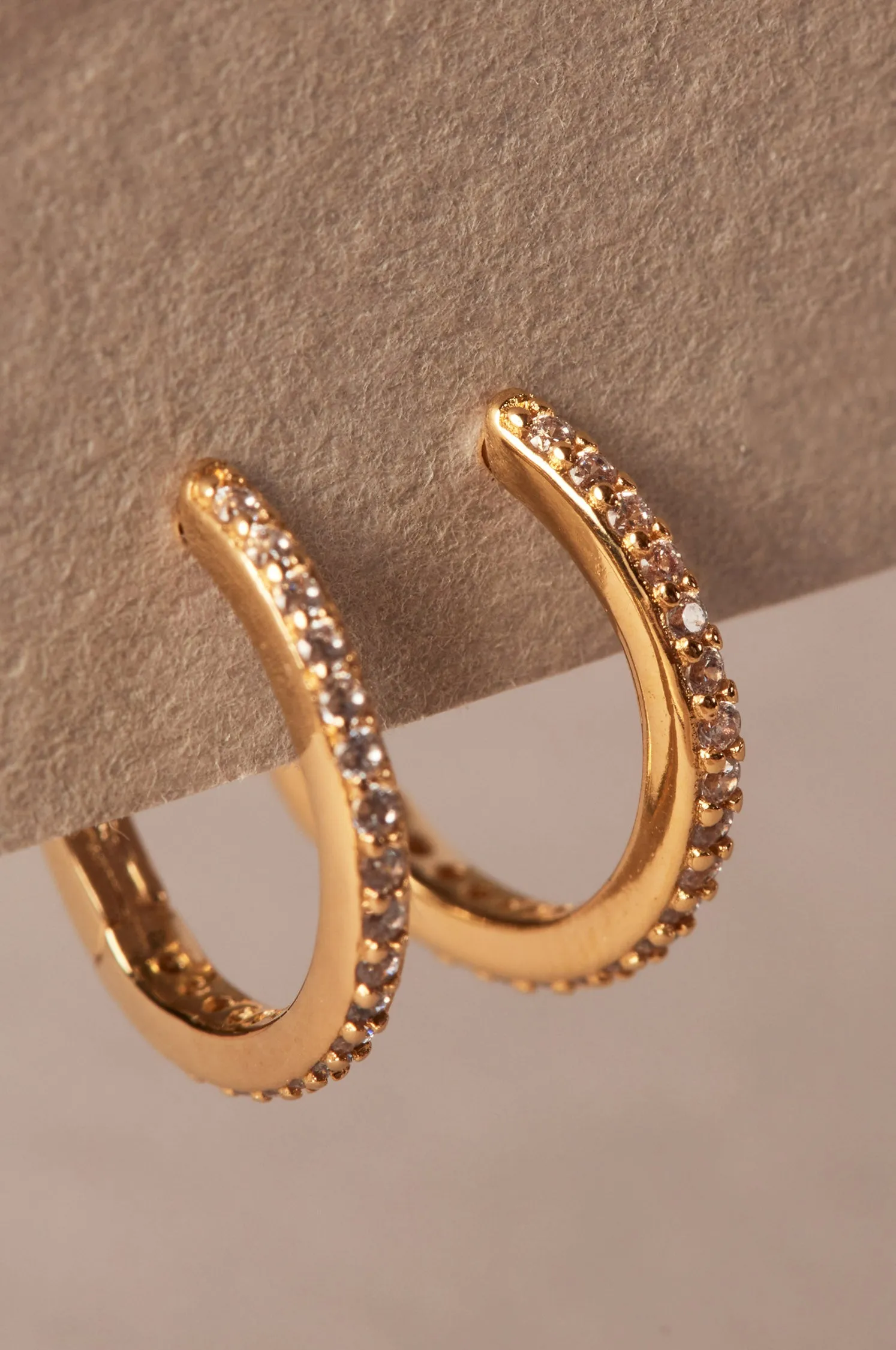 Sparkle Base Hoop Earrings Xxs sold by Apodemia